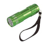 Branded Promotional POWERFUL LED HAND HELD TORCH in Green Torch From Concept Incentives.