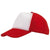 Branded Promotional BREEZY 5-PANEL BASEBALL CAP in Red Baseball Cap From Concept Incentives.