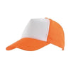 Branded Promotional 5-PANEL BASEBALL-CAP in Orange Baseball Cap From Concept Incentives.