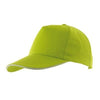 Branded Promotional 5 PANEL SANDWICH-CAP in Pale Green Baseball Cap From Concept Incentives.