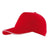 Branded Promotional 5 PANEL SANDWICH-CAP in Red Baseball Cap From Concept Incentives.