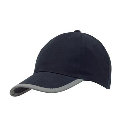 Branded Promotional DETECTION REFLECTIVE BASEBALL CAP in Blue Baseball Cap From Concept Incentives.