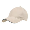 Branded Promotional BASEBALL SANDWICH CAP in Beige Baseball Cap From Concept Incentives.