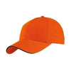 Branded Promotional BASEBALL SANDWICH CAP in Orange Baseball Cap From Concept Incentives.