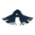 Branded Promotional FLEECE SCARF in Navy Blue Scarf From Concept Incentives.