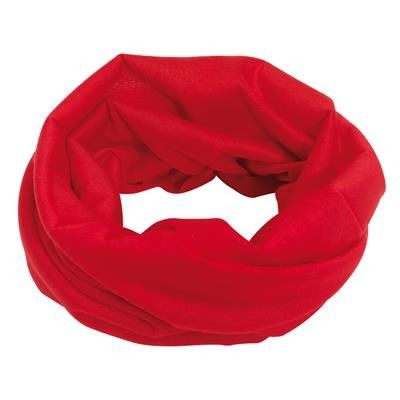 Branded Promotional TRENDY MULTIFUNCTION HEADWEAR in Red Head Band From Concept Incentives.