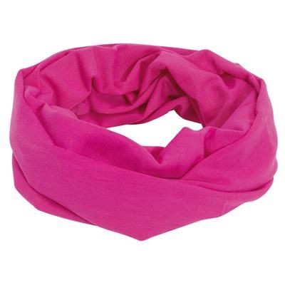 Branded Promotional TRENDY MULTIFUNCTION HEADWEAR in Pink Head Band From Concept Incentives.