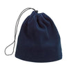 Branded Promotional VARIOUS 2-IN-1 FLEECE SCARF & CAP in Navy Blue Hat From Concept Incentives.