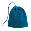 Branded Promotional VARIOUS 2-IN-1 FLEECE SCARF & CAP in Petrol Hat From Concept Incentives.