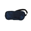 Branded Promotional EYE MASK in Navy Blue Satin Polyester Eye Mask From Concept Incentives.