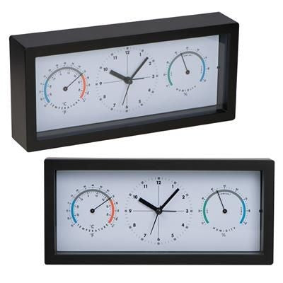 Branded Promotional DESK CLOCK LINCOLN Clock From Concept Incentives.