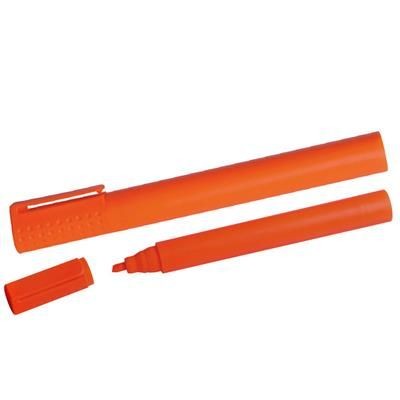 Branded Promotional COLORADO XXL-HIGHLIGHTER in Orange Highlighter Pen From Concept Incentives.