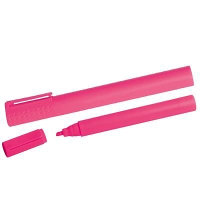 Branded Promotional COLORADO XXL-HIGHLIGHTER in Pink Highlighter Pen From Concept Incentives.