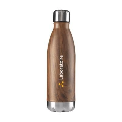 Branded Promotional TOPFLASK WOOD DRINK BOTTLE in Brown Sports Drink Bottle From Concept Incentives.