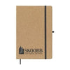 Branded Promotional CORKNOTE A5 NOTE BOOK in Black Notebook from Concept Incentives.