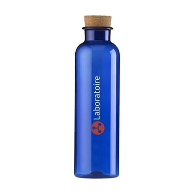 Branded Promotional CORKY DRINK BOTTLE in Blue Sports Drink Bottle From Concept Incentives.