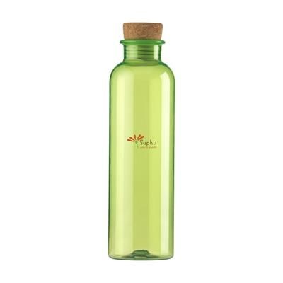 Branded Promotional CORKY DRINK BOTTLE in Green Sports Drink Bottle From Concept Incentives.