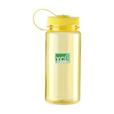 Branded Promotional CAPTURE DRINK BOTTLE in Yellow Sports Drink Bottle From Concept Incentives.