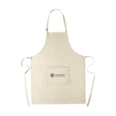 Branded Promotional COCINA 180G APRON in Ecru Apron From Concept Incentives.