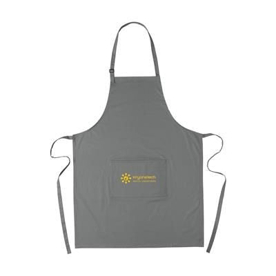 Branded Promotional COCINA 180G APRON in Grey Apron From Concept Incentives.