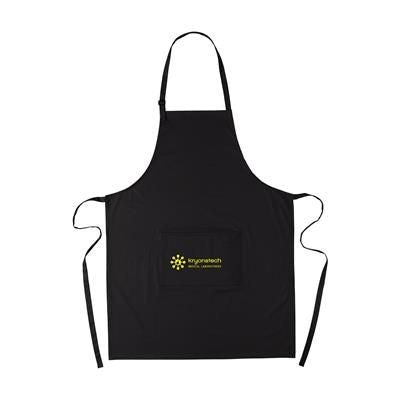 Branded Promotional COCINA 180G APRON in Black Apron From Concept Incentives.
