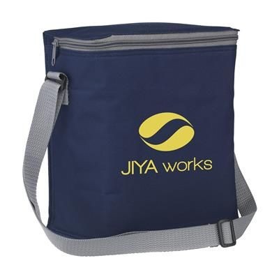 Branded Promotional FRESHCOOLER 12 PACK COOL BAG in Dark Blue Cool Bag From Concept Incentives.