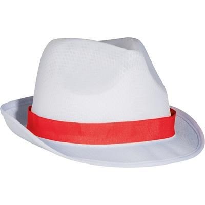 Branded Promotional MEMPHIS HAT in Red Hat From Concept Incentives.