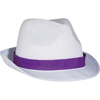 Branded Promotional MEMPHIS HAT in Purple Hat From Concept Incentives.