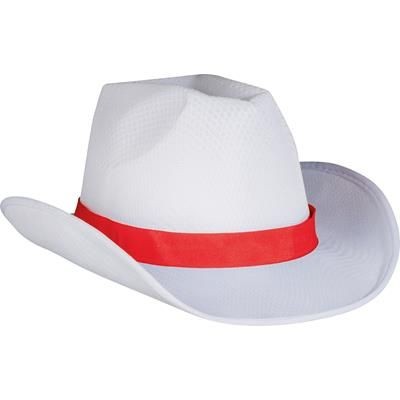 Branded Promotional BALDWIN HAT in Red Hat From Concept Incentives.