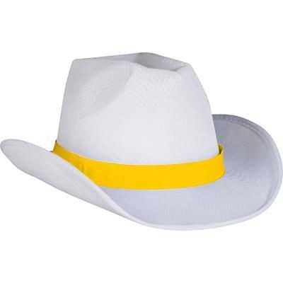 Branded Promotional BALDWIN HAT in Yellow Hat From Concept Incentives.