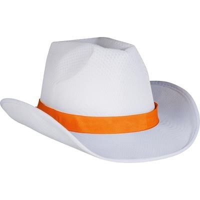 Branded Promotional BALDWIN HAT in Orange Hat From Concept Incentives.