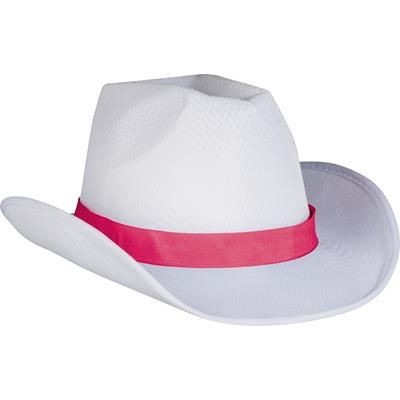 Branded Promotional BALDWIN HAT in Pink Hat From Concept Incentives.