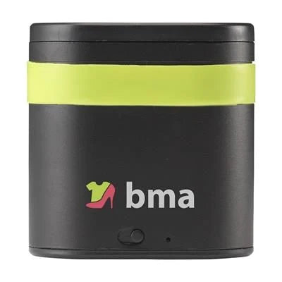 Branded Promotional CUBIX SPEAKER in Green Speakers From Concept Incentives.