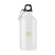 Branded Promotional ALUMINI 500 ML ALUMINIUM METAL WATER BOTTLE in White Sports Drink Bottle From Concept Incentives.