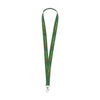 Branded Promotional KEYCORD BUDGET 2CM in Green Lanyard From Concept Incentives.