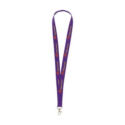 Branded Promotional KEYCORD BUDGET 2CM in Purple Lanyard From Concept Incentives.