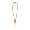 Branded Promotional KEYCORD TUBE SLIDER 0,5 CM LANYARD in Orange Lanyard From Concept Incentives.