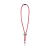 Branded Promotional KEYCORD TUBE SLIDER 0,5 CM LANYARD in Red Lanyard From Concept Incentives.