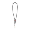 Branded Promotional KEYCORD TUBE SLIDER 0,5 CM LANYARD in Black Lanyard From Concept Incentives.