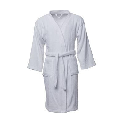 Branded Promotional SOLAINE BATHROBE in White Bathrobe From Concept Incentives.