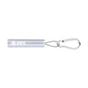 Branded Promotional LIGHT-UP KEYRING CHAIN LIGHT in Silver Keyring From Concept Incentives.