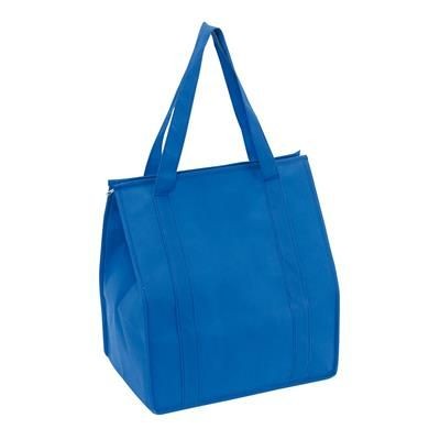 Branded Promotional DEGREE NON WOVEN COOL BAG in Blue Cool Bag From Concept Incentives.