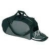 Branded Promotional RELAX SMALL SPORTS BAG in Black & Grey Bag From Concept Incentives.
