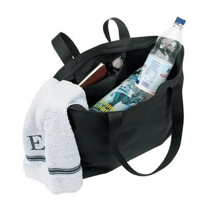 Branded Promotional SHOPPER EASY BAG in Black Bag From Concept Incentives.
