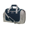 Branded Promotional GYM SPORTS HOLDALL BAG in Grey & Black Bag From Concept Incentives.