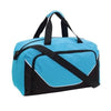 Branded Promotional JORDAN SPORTS BAG HOLDALL in Light Blue & Black Bag From Concept Incentives.