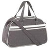 Branded Promotional VINTAGE SPORTS BAG in Grey Bag From Concept Incentives.