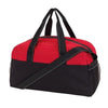Branded Promotional FITNESS 3 SPORTS BAG in Black & Red Bag From Concept Incentives.