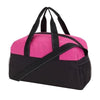 Branded Promotional FITNESS 3 SPORTS BAG in Black & Pink Bag From Concept Incentives.