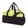 Branded Promotional FITNESS 30 SPORTS BAG in Black & Pale Green Bag From Concept Incentives.